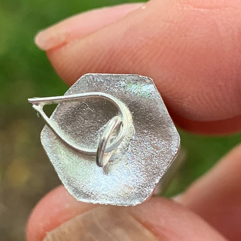 Seven Chakra Silver Capped Terminated Pendant - Picture 14 of 16